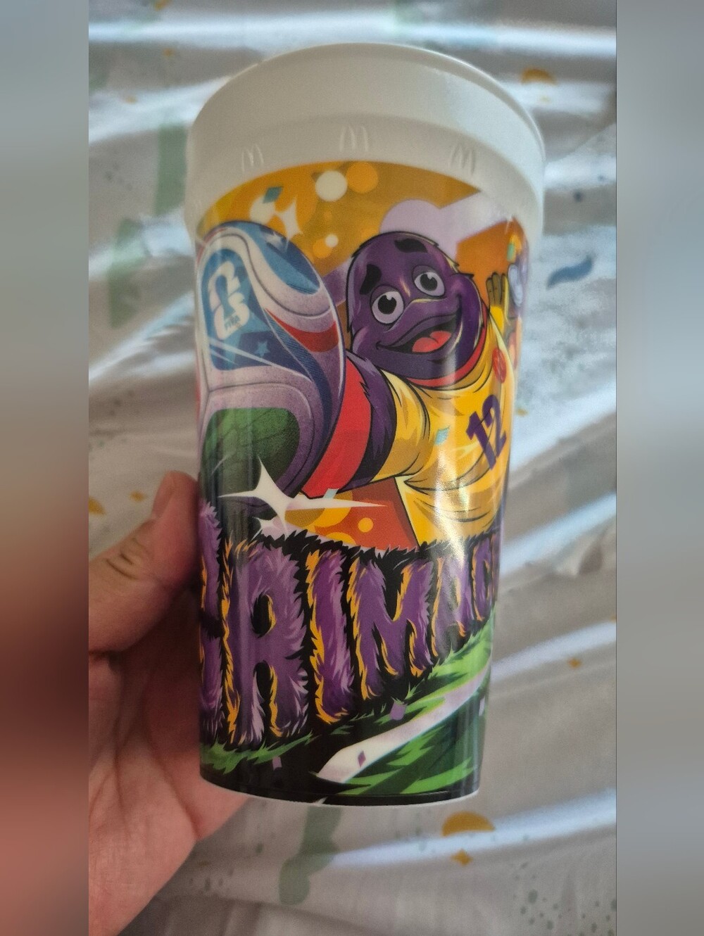 McDonalds World Cup Grimace soccer